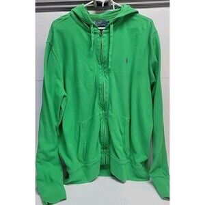 Polo Ralph Lauren Kelly Green Hoodie Sweatshirt Sz XL